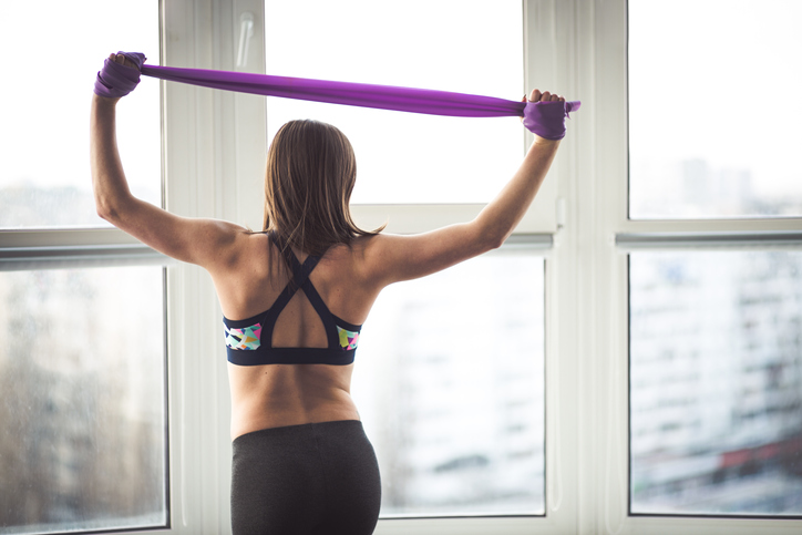 Woman working out in the studio Startlap Vásárlás