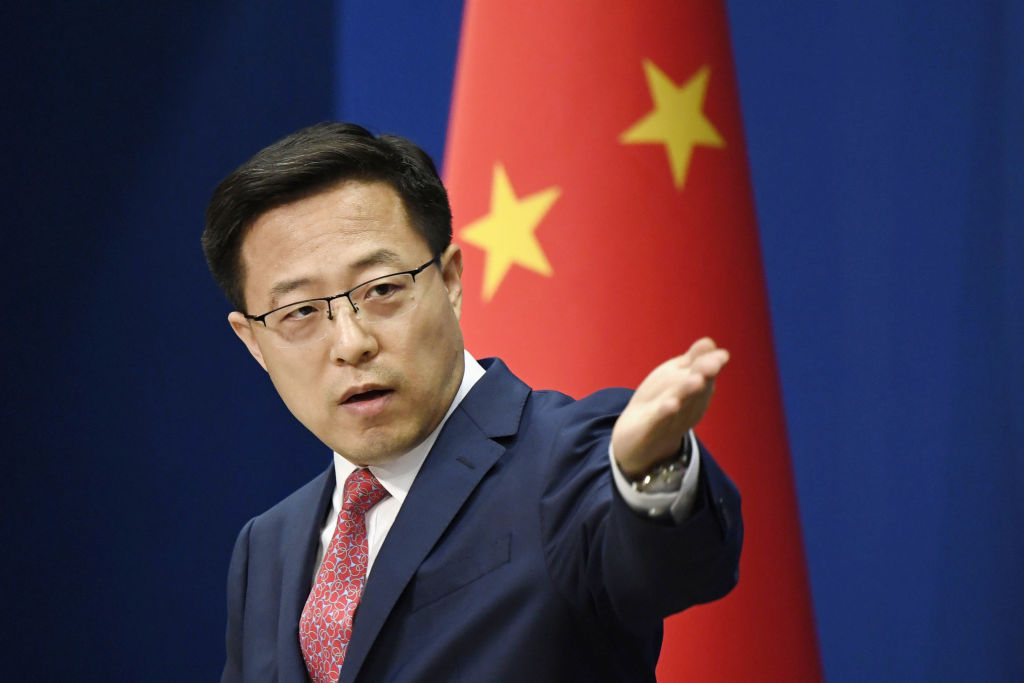 Chinese Foreign Ministry spokesman Zhao - Startlap