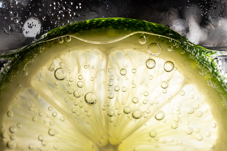lime carbonated water - Startlap