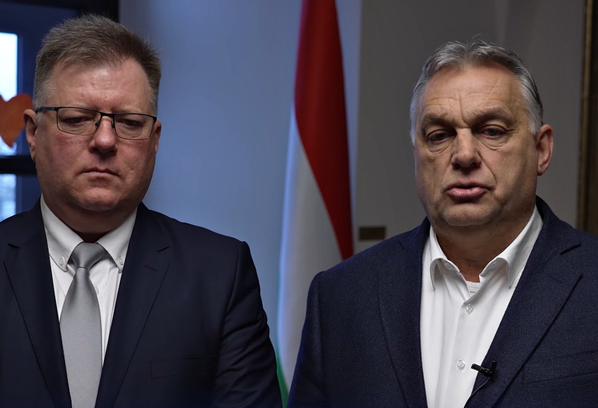 Mészáros Lajos parlamenti képviselő és Orbán Viktor
