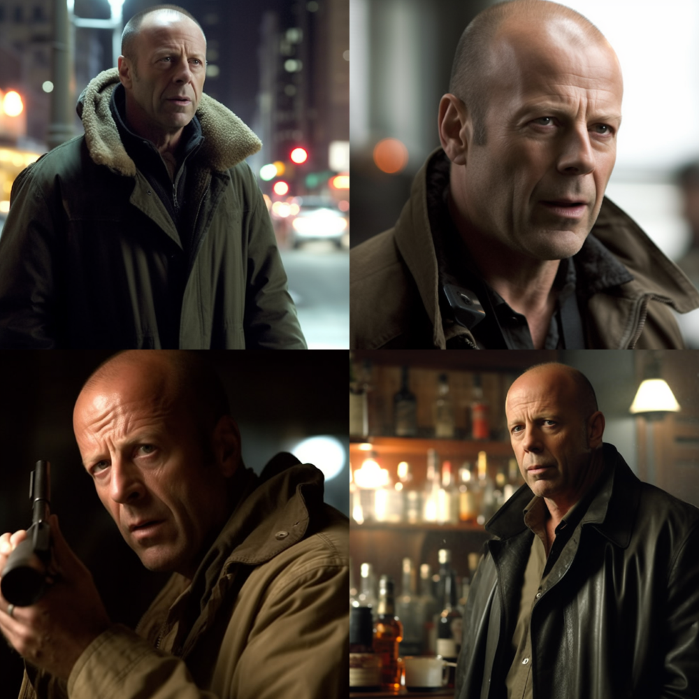 Bruce Willis az Elrabolva című film szereplőjeként a MI szerint
