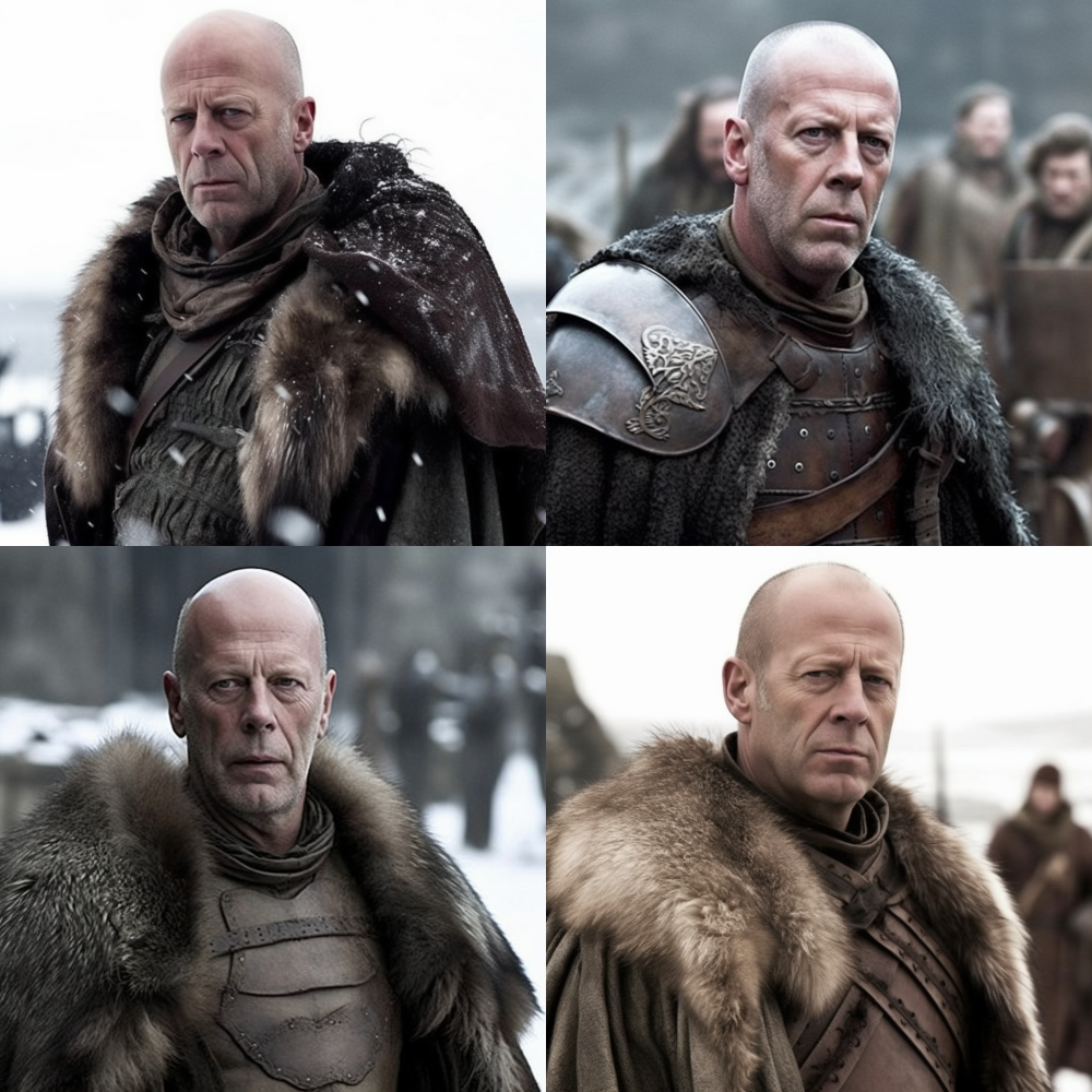 Bruce Willis mint a Trónok harca szereplője a MI szerint