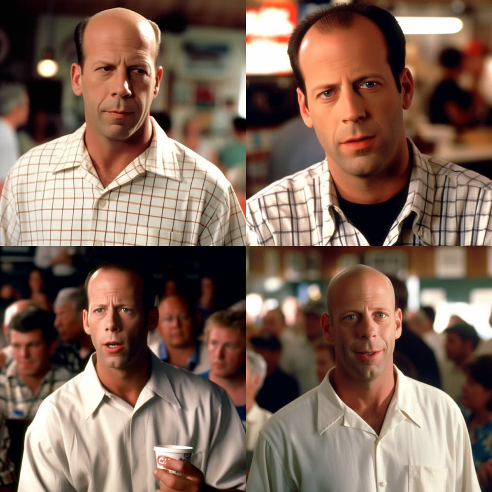 Bruce Willis mint az Amerikai pite szereplője a MI szerint