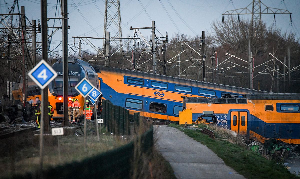 Vonatszerencsétlenség történt Hollandiában.
