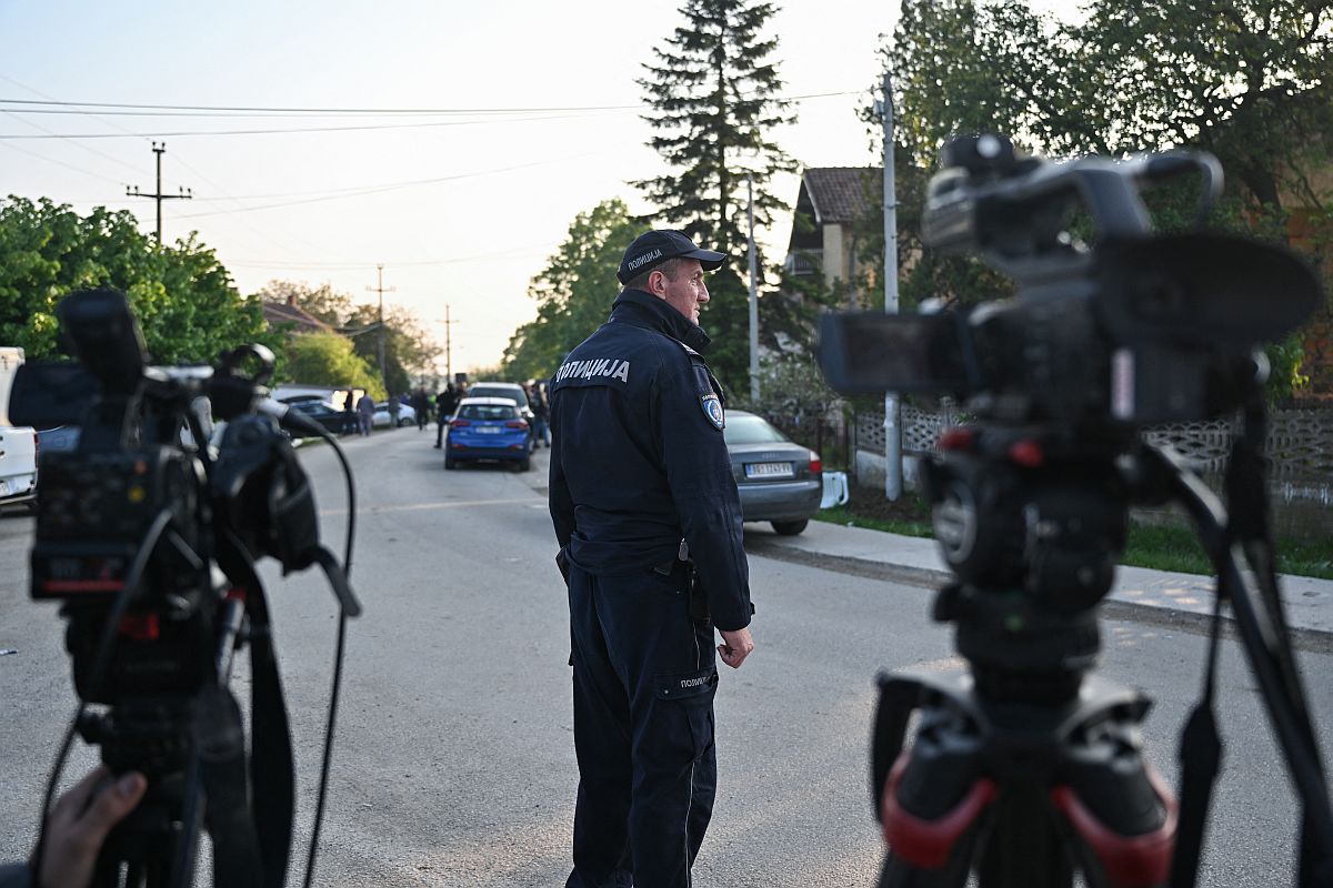 Hajtóvadászat a 2023-05-04-ei szerbiai lövöldözés elkövetője után.