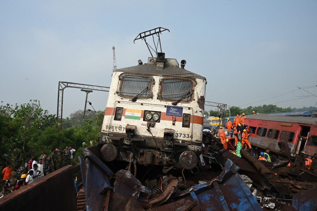 Borzalmas vonatbaleset történt Indiában