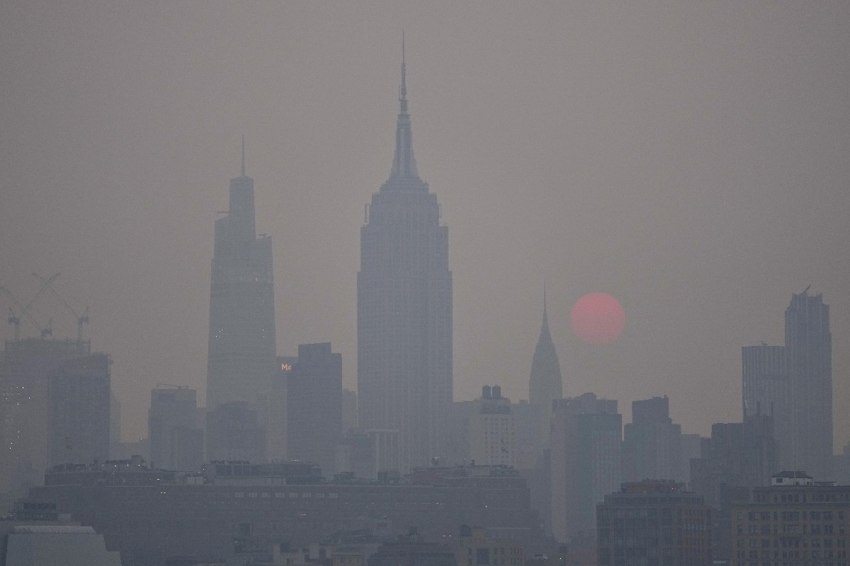Kísértetvárossá vált New York, miután elérte a kanadai erdőtüzek füstje