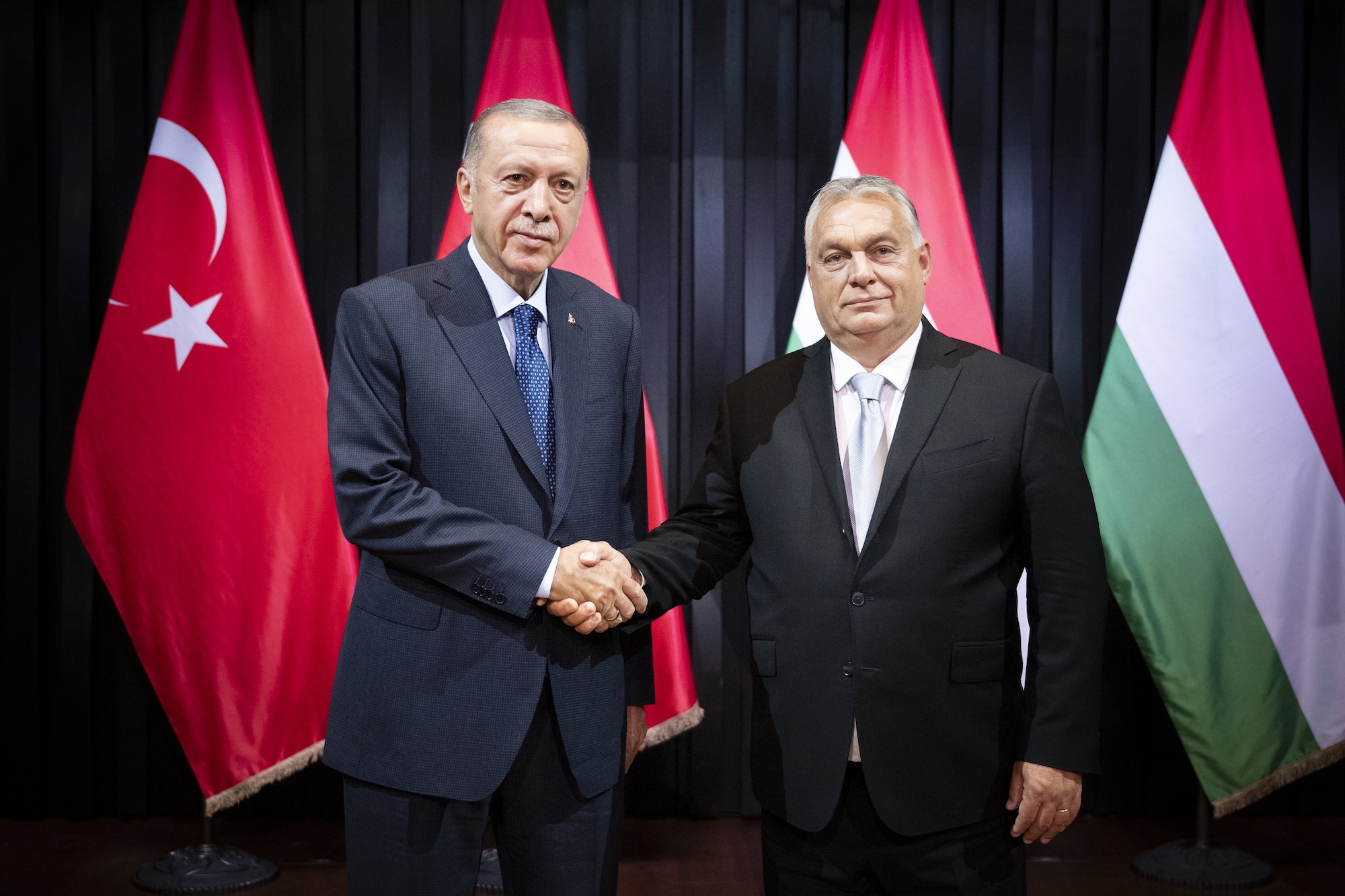 Orbán Viktor és Recep Tayyip Erdogan török elnök.