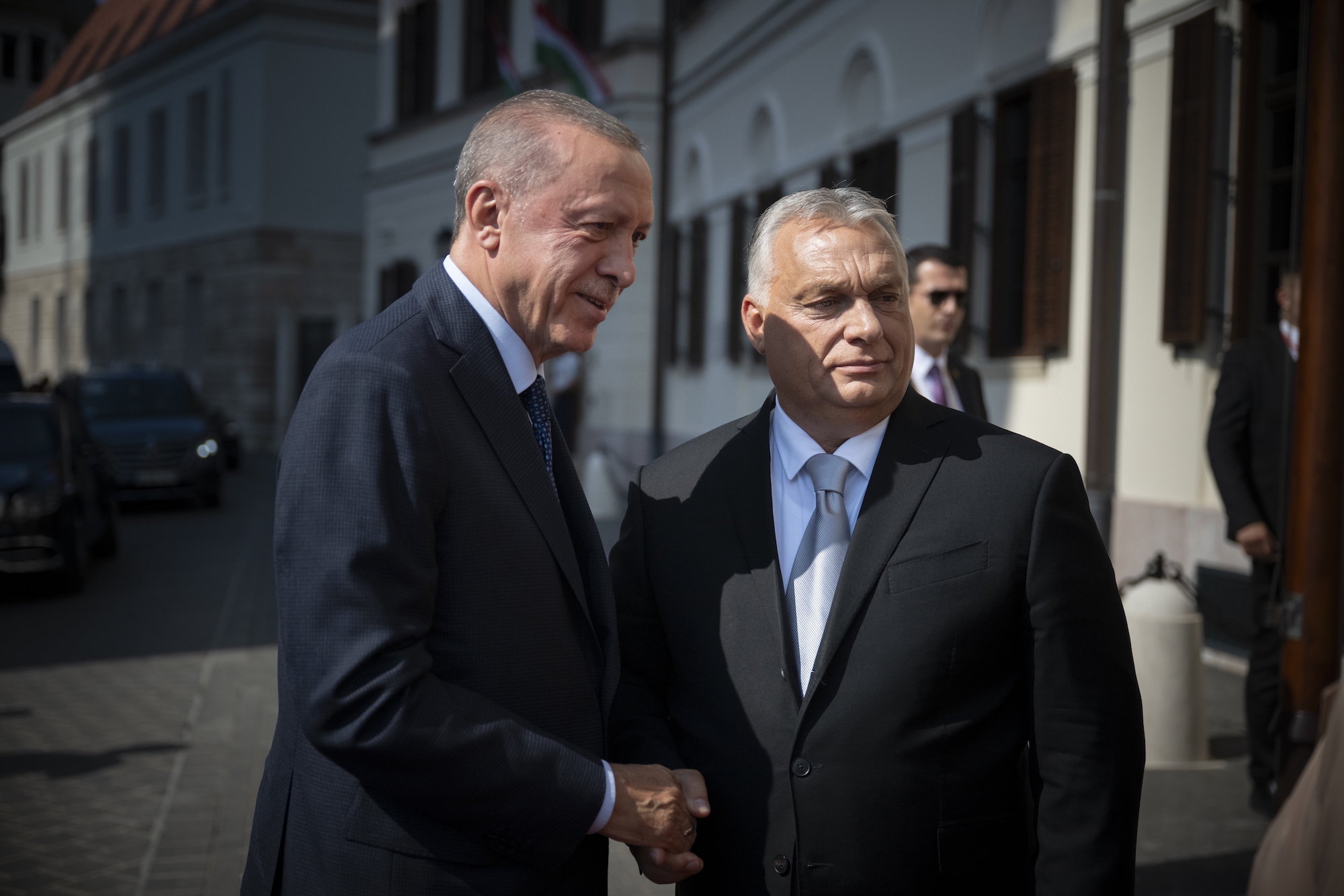 Orbán Viktor és Recep Tayyip Erdogan török elnök.