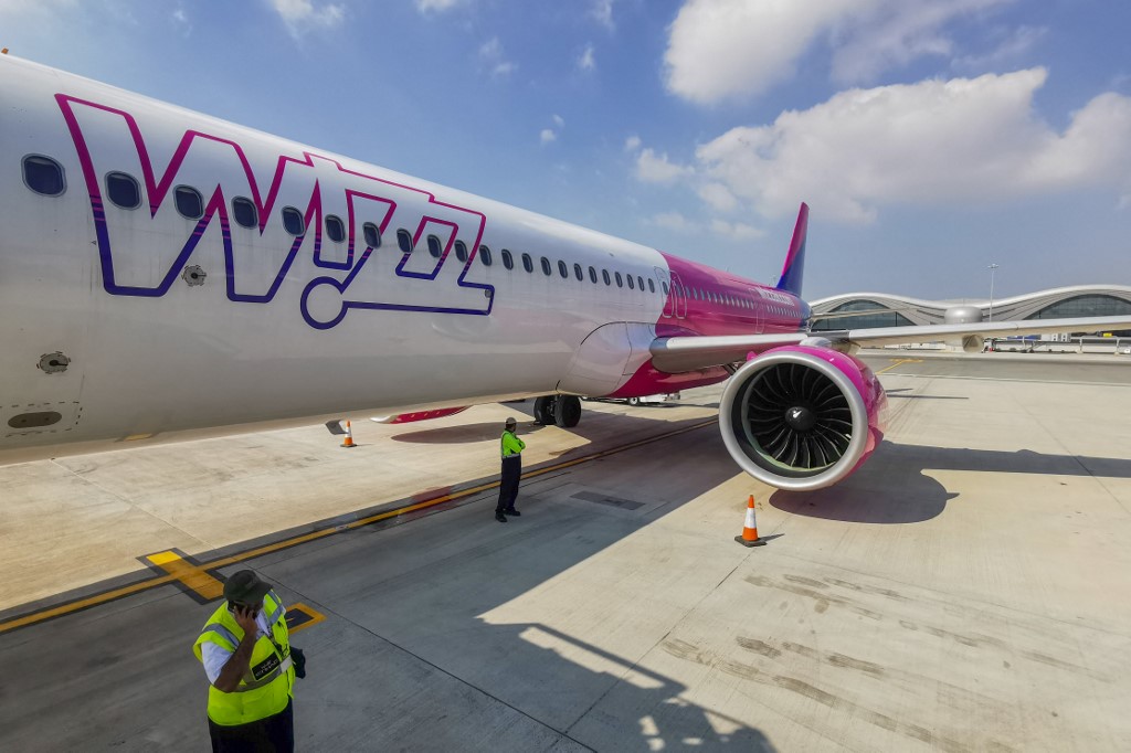 Egy Wizz Air repülőgép