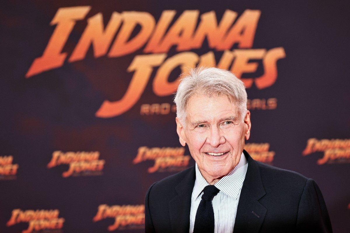 Harrison Ford amerikai színész az Indiana Jones és a sors tárcsája (Indiana Jones and the Dial of Destiny) címû film bemutatóján Berlinben 2023. június 22-én.