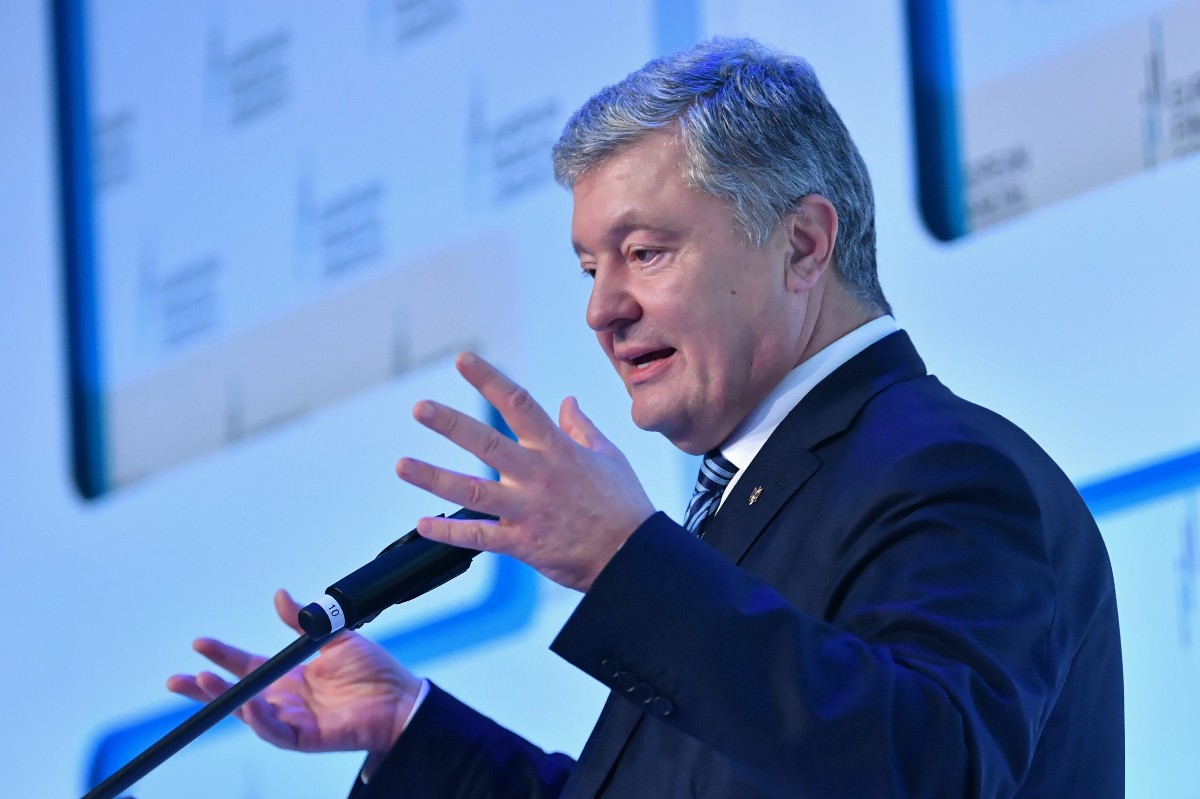 POROSENKO Petro - Startlap Petro Porosenko volt ukrán elnök felszólal az Európai Pénzügyi Kongresszuson az észak-lengyelországi Sopotban 2022. június 6-án.