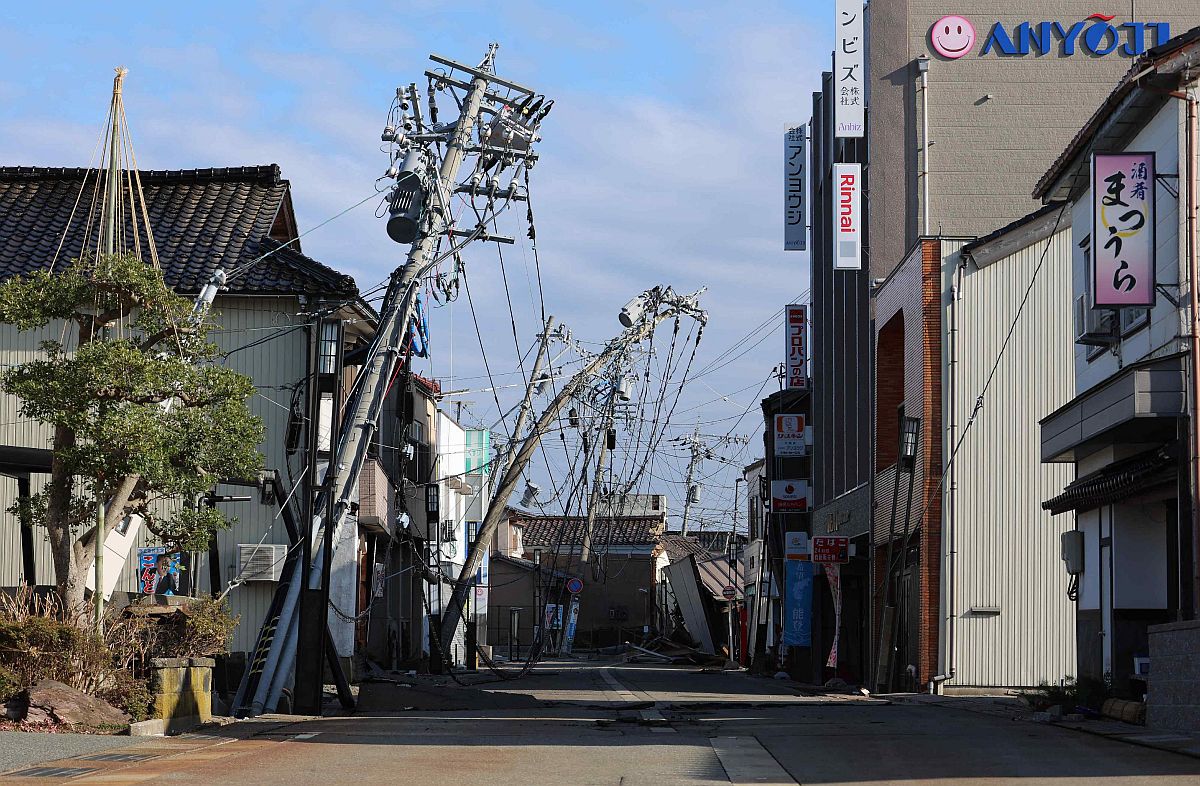 Földrengés Japánban.