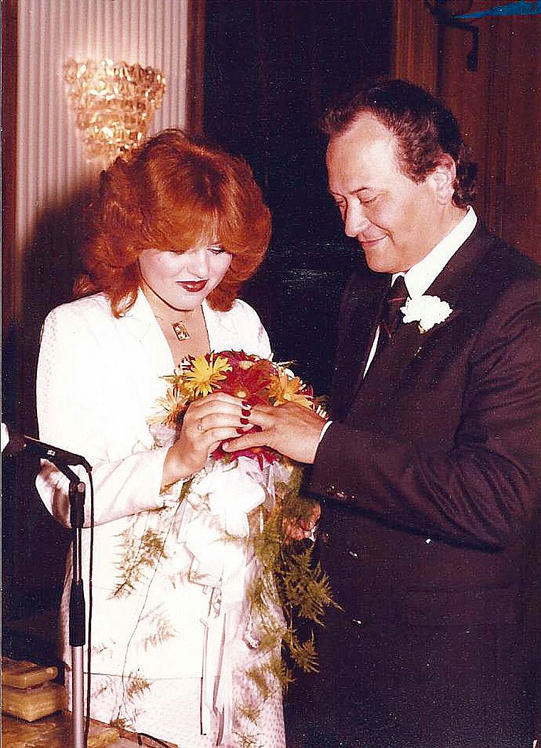 Korda György és Balázs Klári esküvői képe 1982-ből.