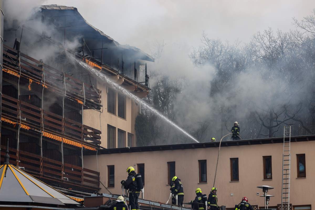 Tűz ütött ki a visegrádi Hotel Silvanusban