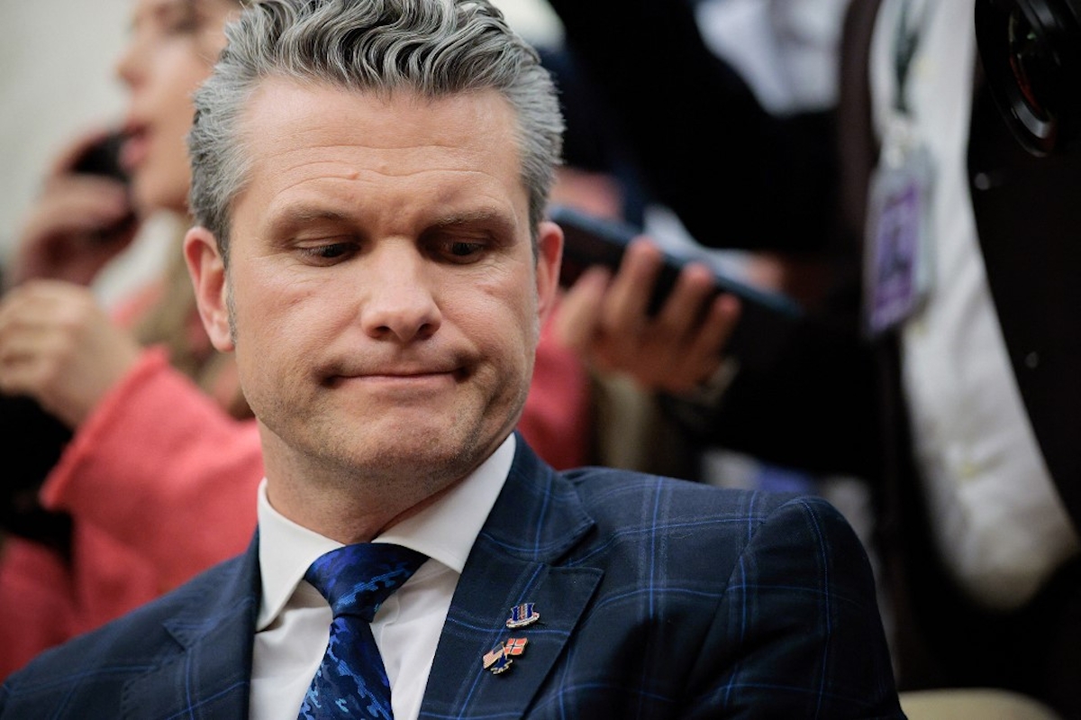 Pete Hegseth amerikai védelmi miniszter
