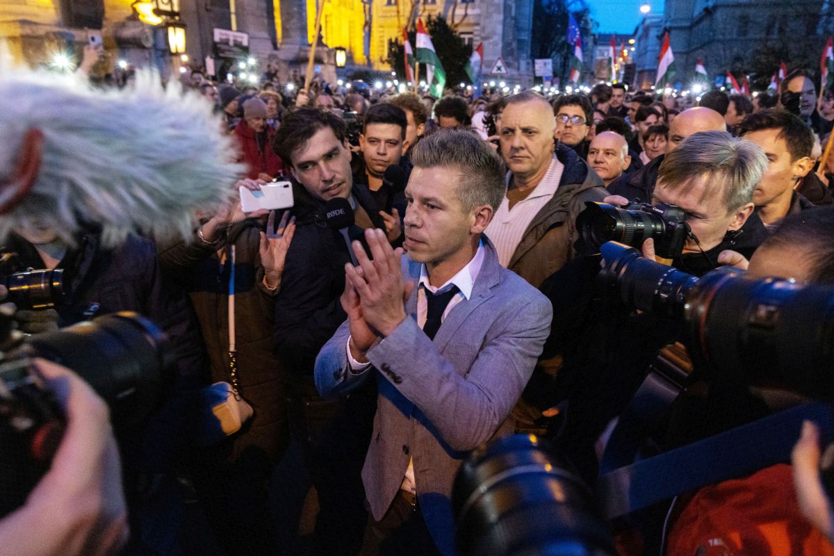 Magyar Péter a Tisza Párt elnöke