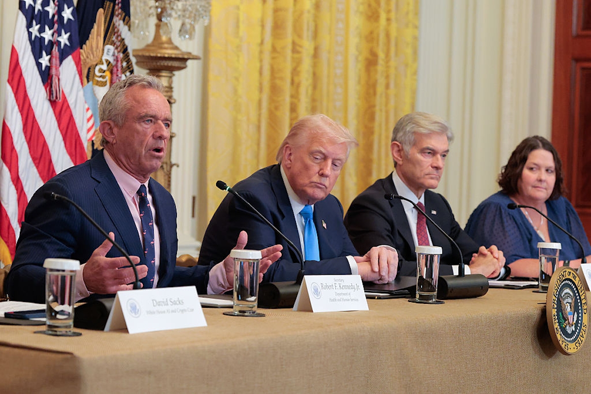 Robert Kennedy és Donald Trump, az USA elnöke