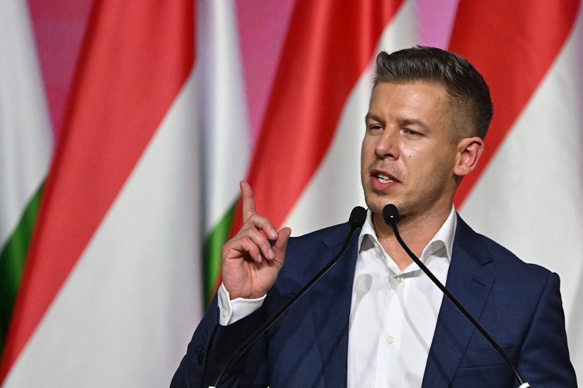 Magyar Péter a Tisza Párt elnöke