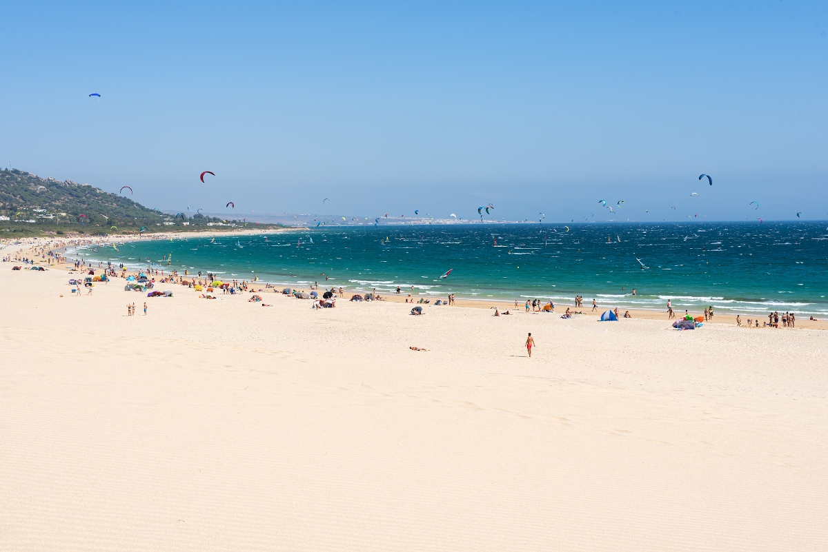 Tarifa tengerpartja Spanyolroszágban