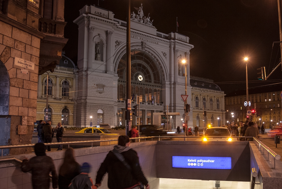 A Keleti pályaudvar Budapesten