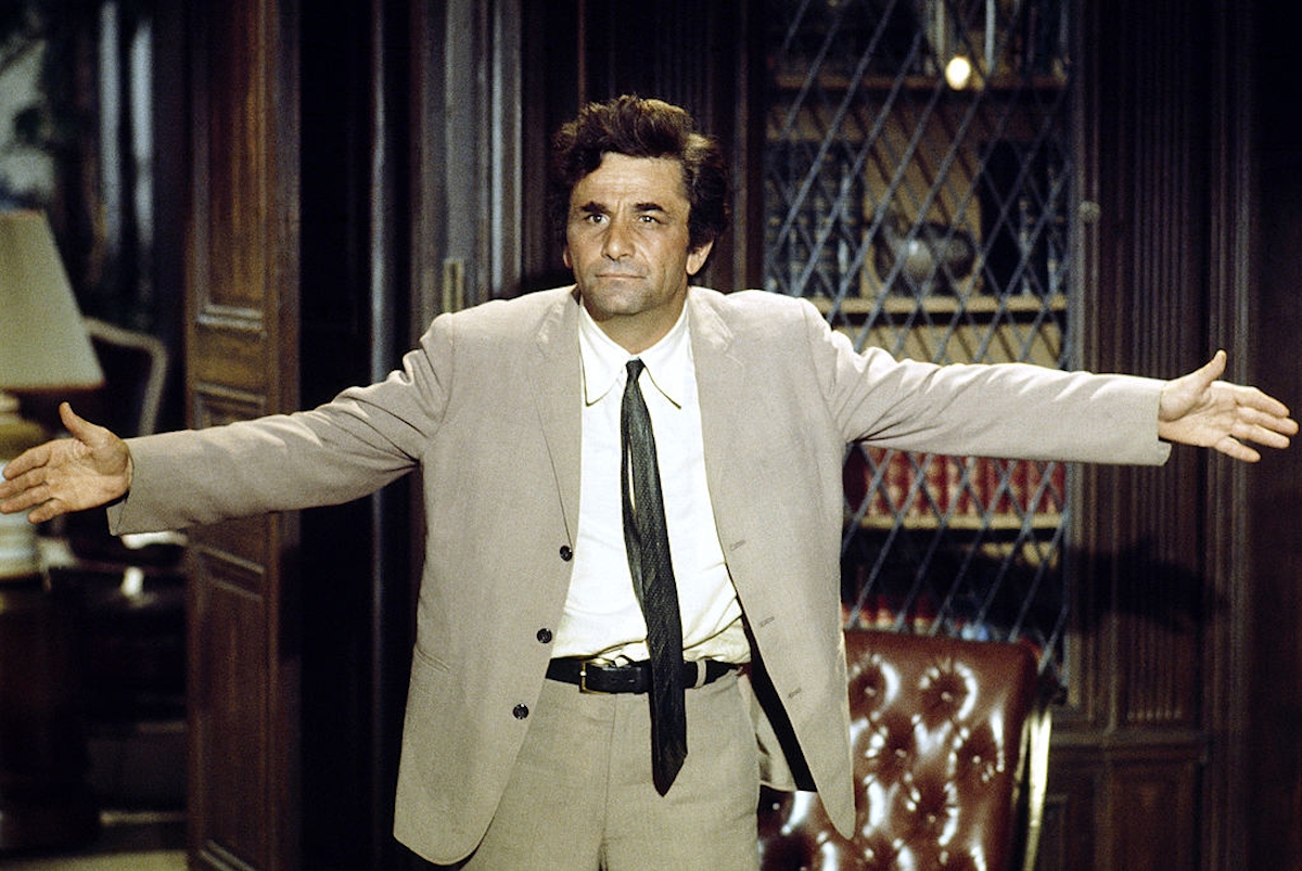 Peter Falk, mint Columbo felügyelő