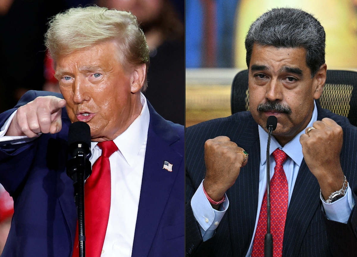 Donald Trump és Nicolas Maduro