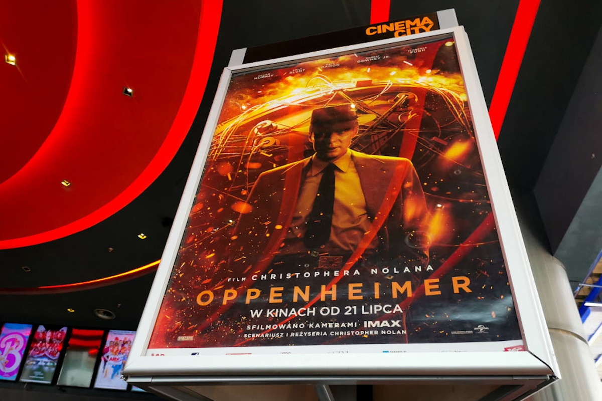 Az Oppenheimer című Oscar-díjas film plakátja
