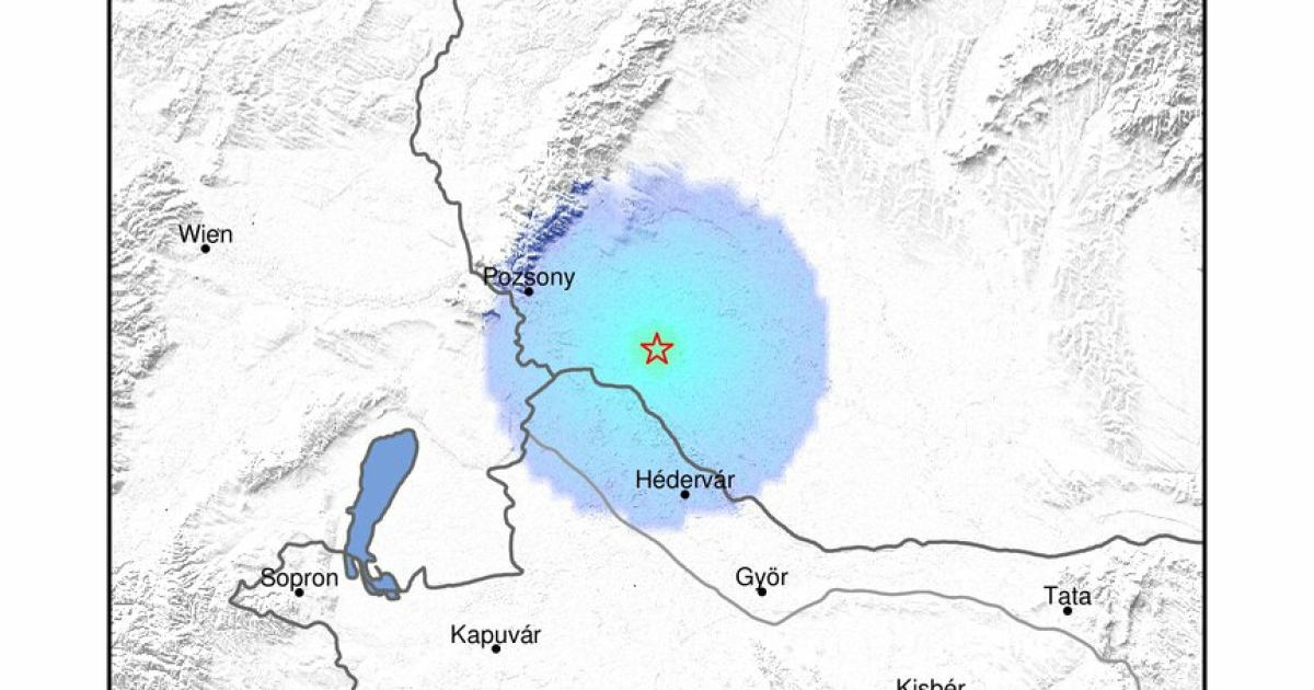 3,0-es földrengés a magyar határ közelében: Šamorín mellett rázkódott a térség