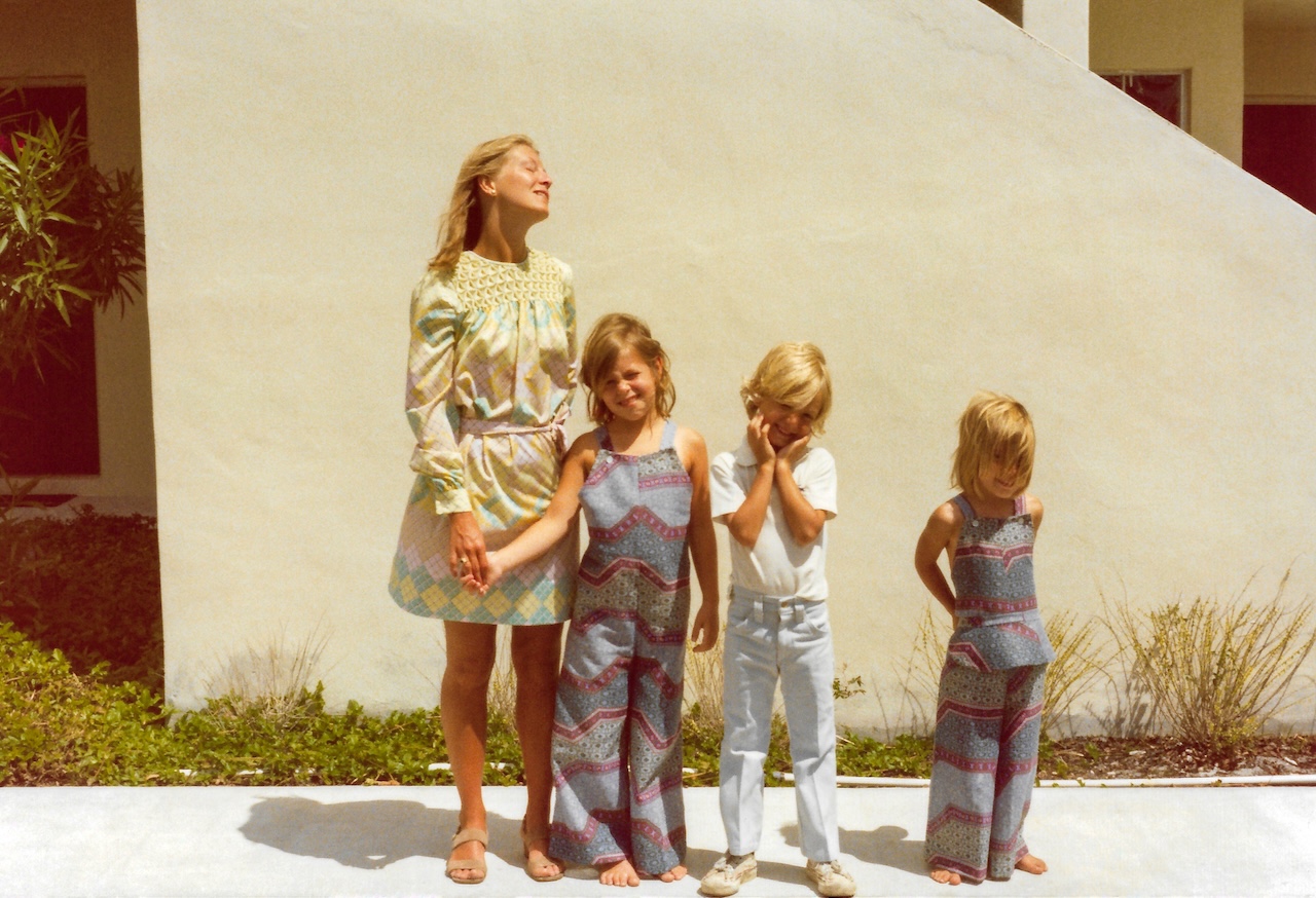 Régi családi fotó a hetvenes évekből