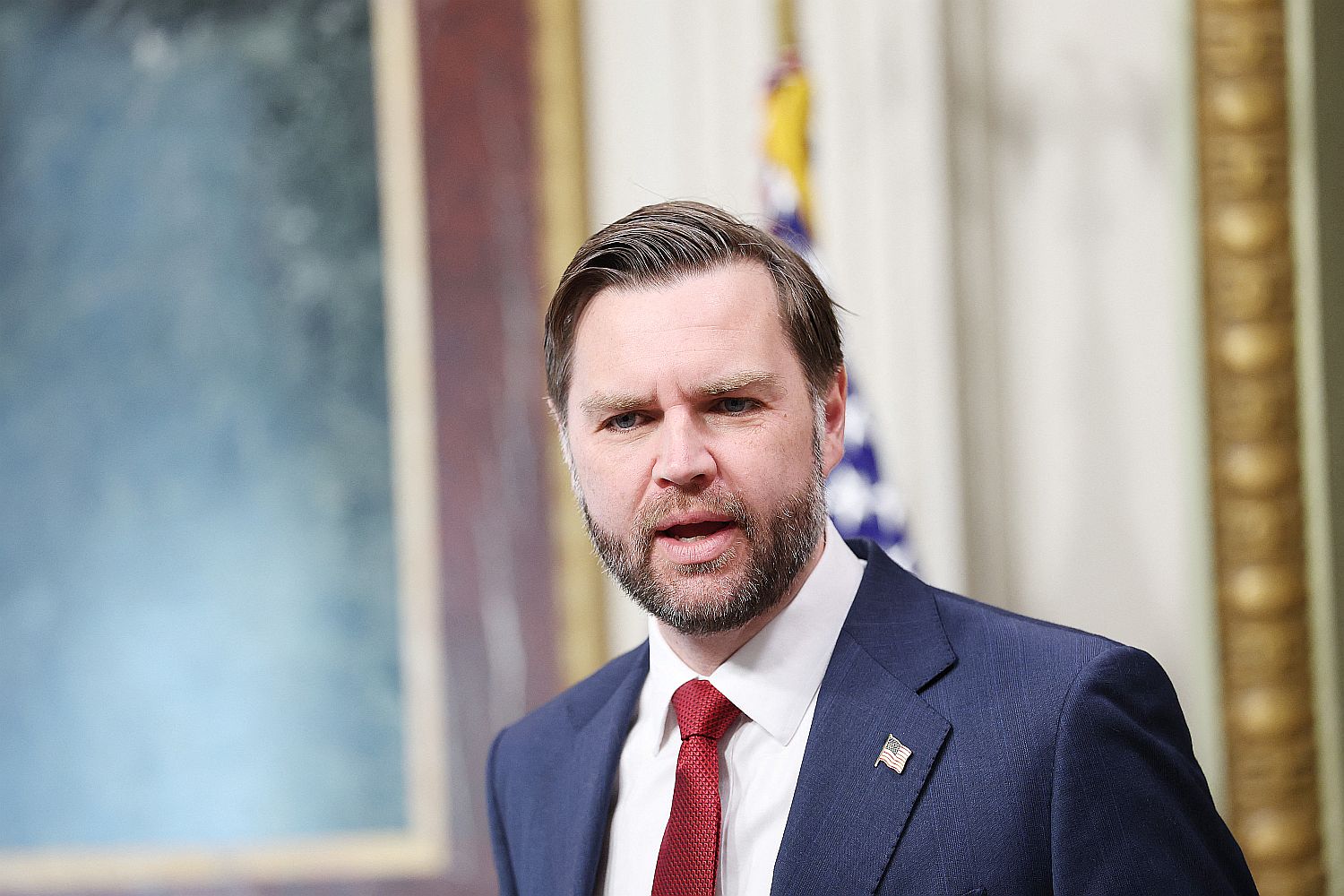 Vice President Vance Swears In Colin McDonald To Lead New National Fraud Enforcement Division - Startlap JD Vance amerikai alelnök.