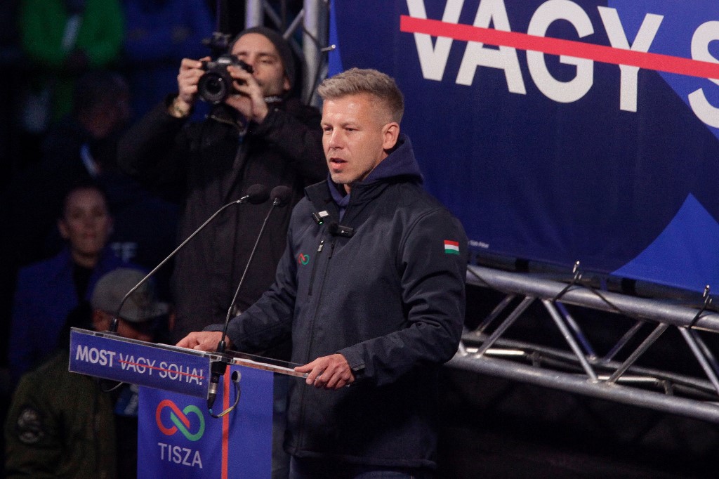 Magyar Péter a TIsza Párt vezetője