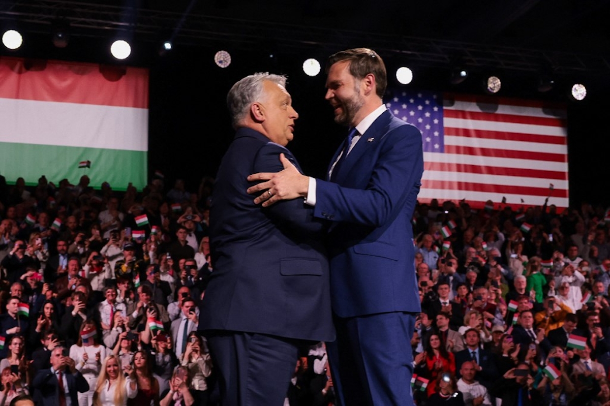 Orbán Viktor és JD Vance budapesti nagygyűlésükön
