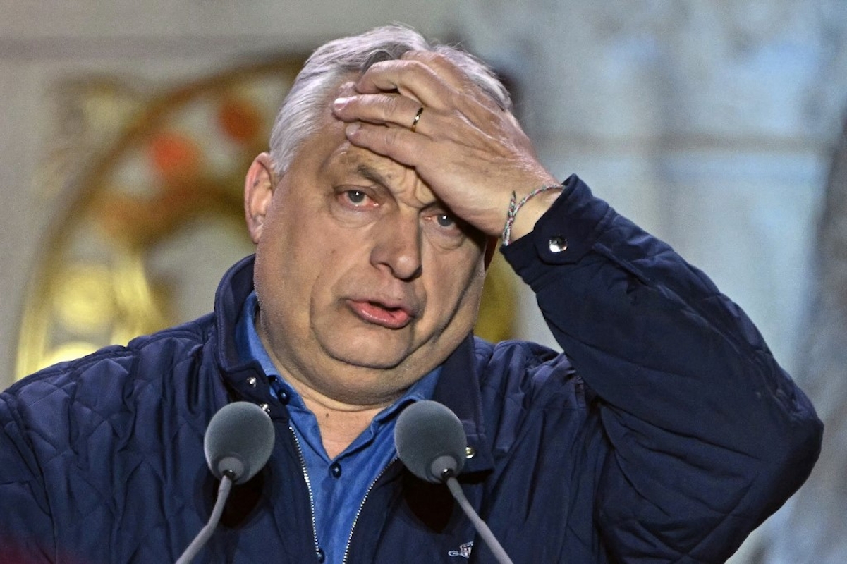 Orbán Viktor egykori miniszterelnök kampányzáró gyűlésén