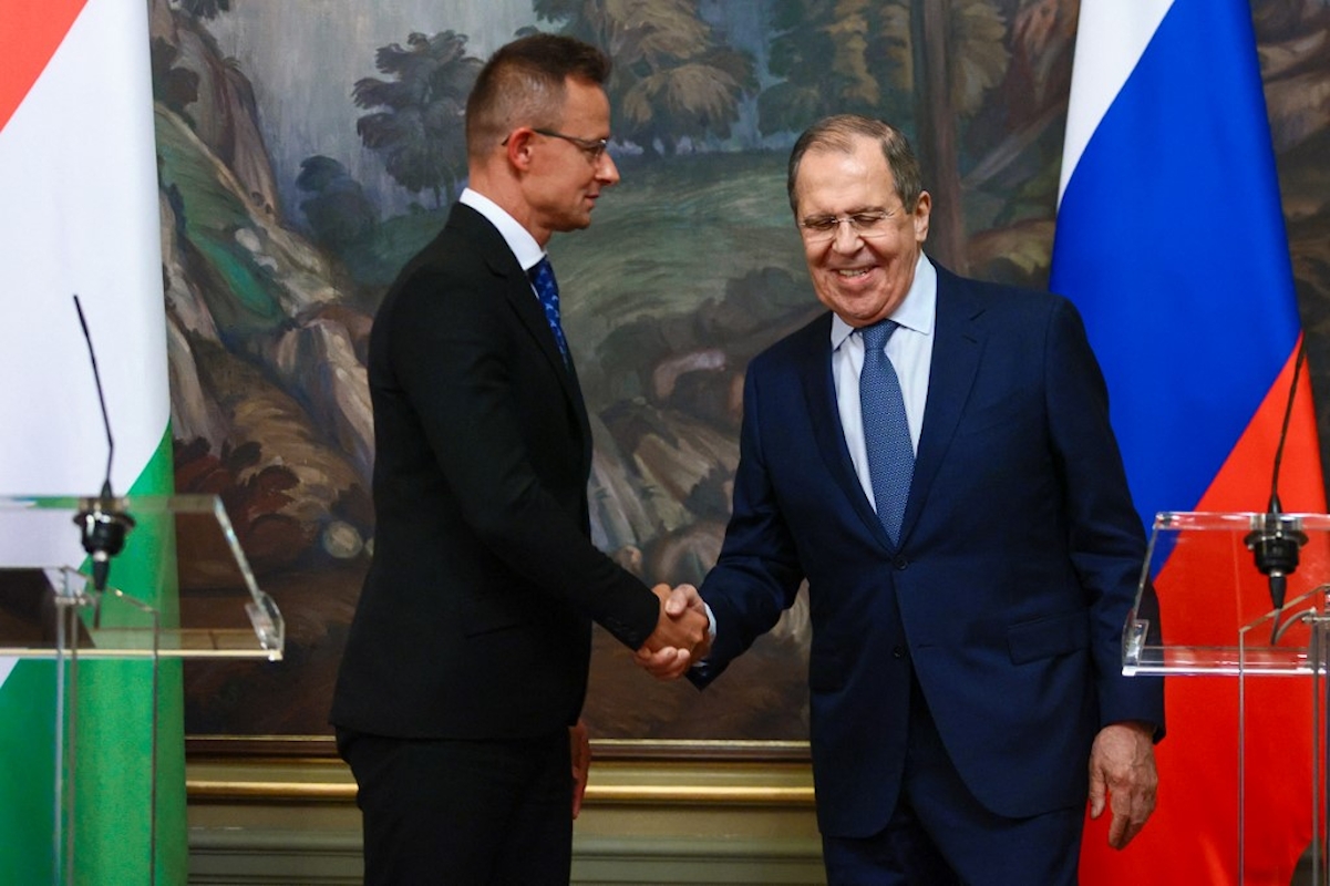 Szergej Lavrov és Szijjártó Péter.
