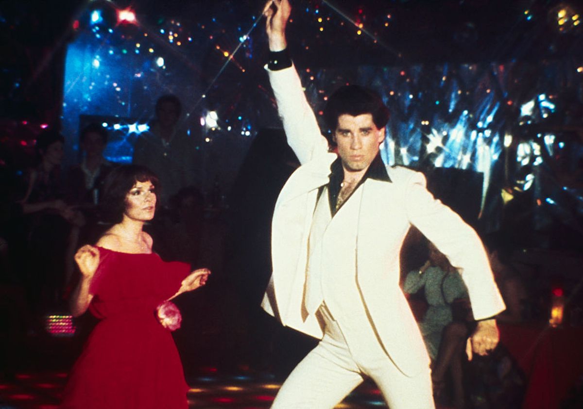 John Travolta Dancing in Saturday Night Fever - Startlap