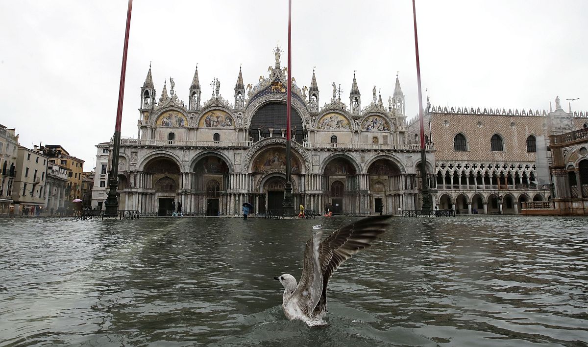 Velence áradás Szent Márk bazilika