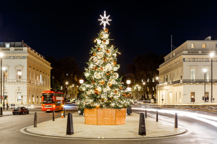 Londoni karácsonyfa