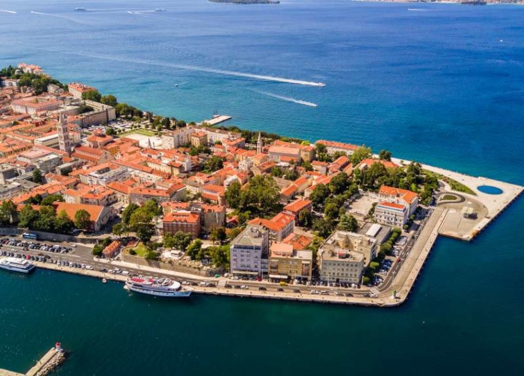 A horvát tengerpart gyöngyszeme, Zadar.