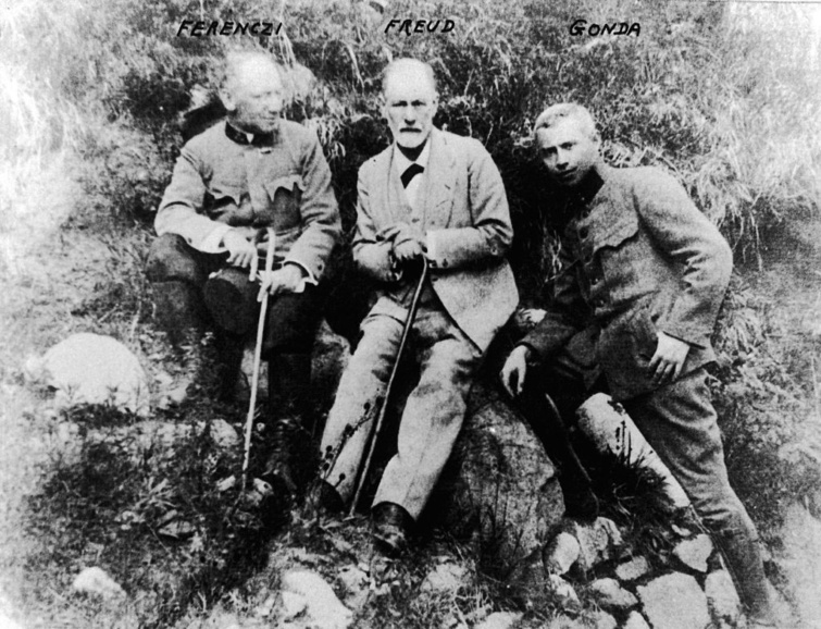Sigmund Freud a Magas Tátrában 1917-ben.