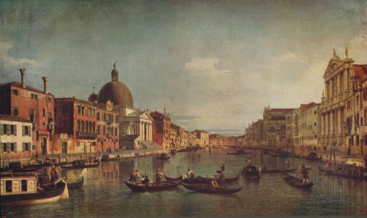Velence a 18. század közepéről.