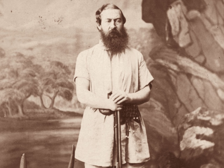 Sir Samuel Baker 1855 körül.