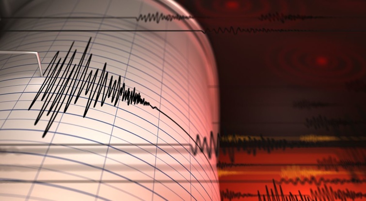 Kileng a szeizmográf, jelzi a földrengést