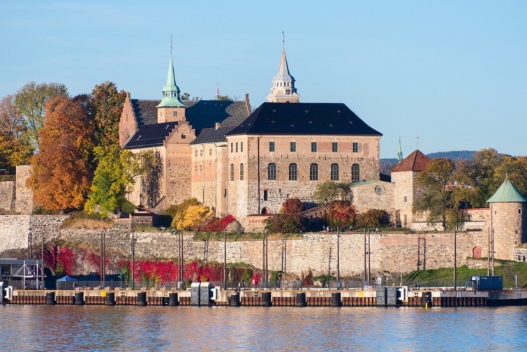 Akershus erődje Osloban.