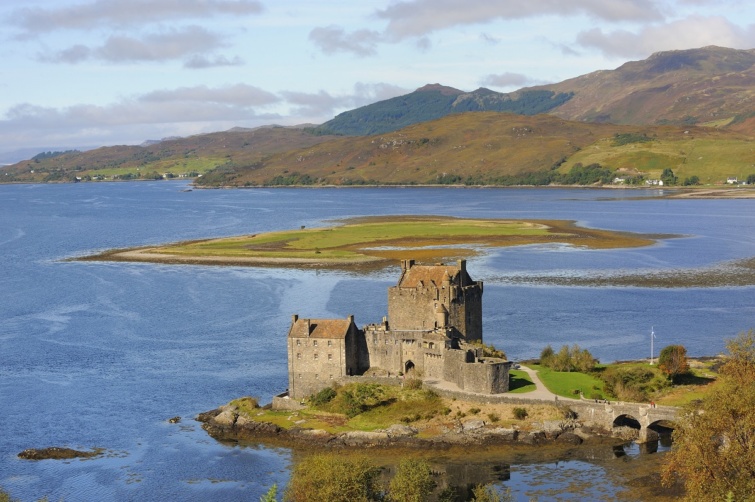 Eilean Donan vára Skóciában.