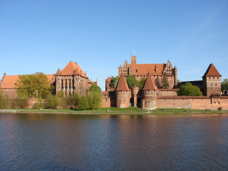 Malbork vára Lengyelországban.