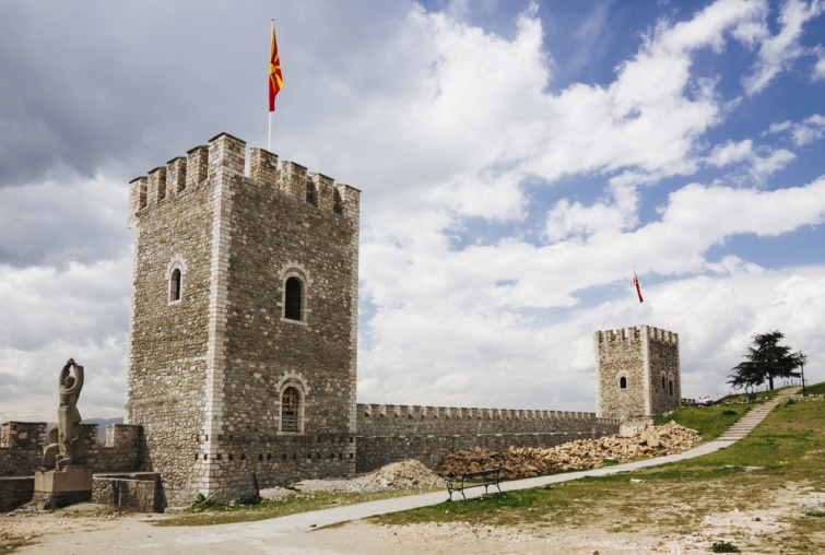 Kale erődítménye Skopjéban.
