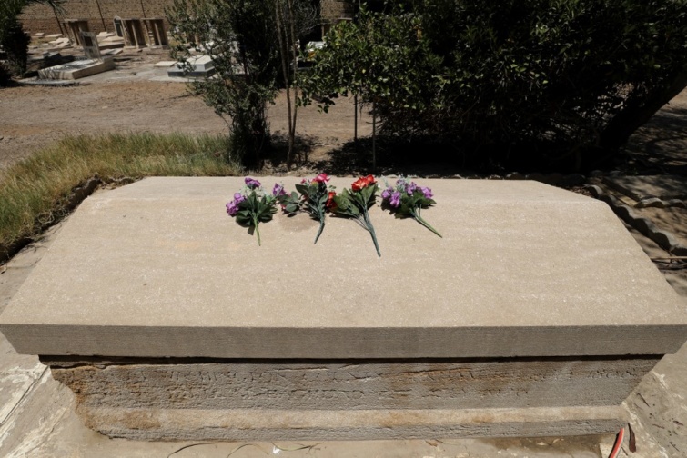 Gertrude Bell sírja a bagdadi brit temetőben.