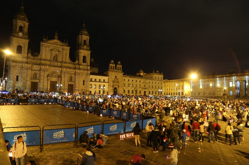 kolumbiai gyertyás hagyomány