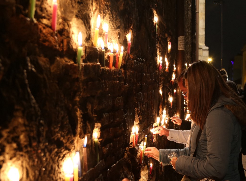 kolumbiai gyertyás hagyomány